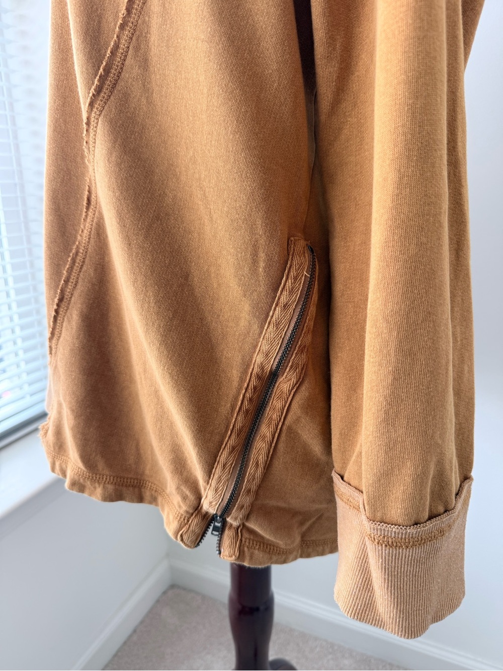 Free People On the Rise Pullover Sweatshirt in Shade Amber - Picture 4 of 12